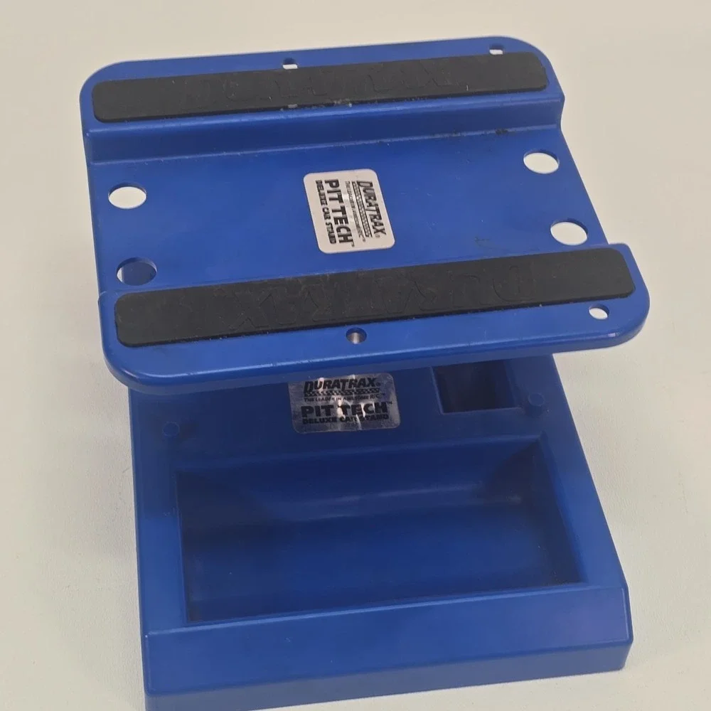 Duratrax Pit Tech XL Deluxe Car Truck Stand Blue RC 1/10 1/8